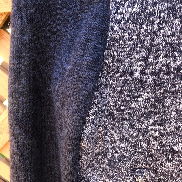 Abercrombie & Fitch Jacket Coat Blue Bomber Zip Fall Winter - Picture 3 of 8